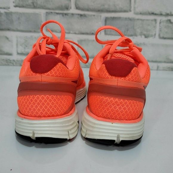 Nike 454315-860 Womens Size 8.5 Lunarglide 3 Orange‎ Lace Up Running Shoes - Picture 6 of 9